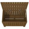 Garden Storage Box Honey Brown 76x42.5x54 cm - Solid Pine Wood