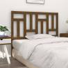 Stylish Honey Brown Pine Bed Headboard - 205.5x4x100 cm