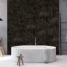 Grosfillex Gx Wall+ 11pcs Marble Tile - Black 30x60 cm