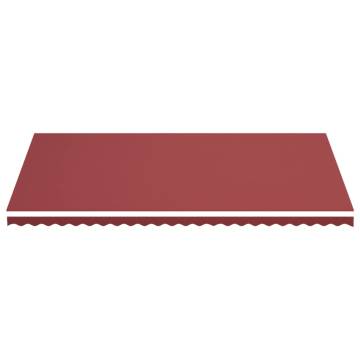 Replacement Awning Fabric Burgundy Red 6x3.5m - Durable Shade