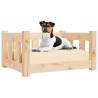 Stylish Dog Bed in Solid Wood Pine - 55.5x45.5x28 cm