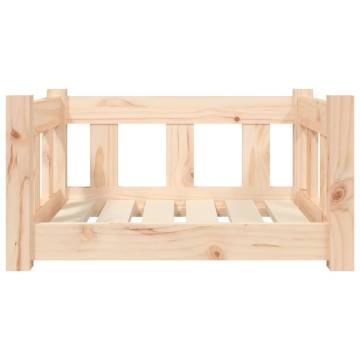 Stylish Dog Bed in Solid Wood Pine - 55.5x45.5x28 cm