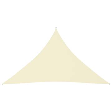 Sunshade Sail Oxford Fabric Triangular 4x4x5.8m - Cream