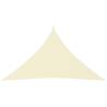 Sunshade Sail Oxford Fabric Triangular 4x4x5.8 m Cream Colour cream Size 4 x 4 x 5.8 m Quantity in Package 1 