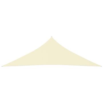 Sunshade Sail Oxford Fabric Triangular 4x4x5.8m - Cream