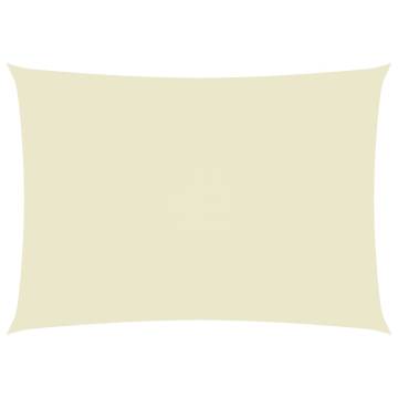 Sunshade Sail Oxford Fabric 2.5x5 m - Cream | Hipo Market