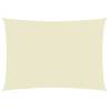 Sunshade Sail Oxford Fabric Rectangular 2.5x5 m Cream Colour cream Size 2.5 x 5 m Quantity in Package 1 