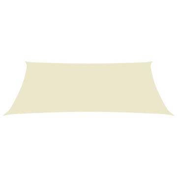 Sunshade Sail Oxford Fabric 2.5x5 m - Cream | Hipo Market