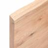 Light Brown Wall Shelf - Solid Oak - 100x10x4 cm | Hipo Market