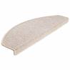 Carpet Stair Treads 15 pcs Taupe - Non-Slip & Durable