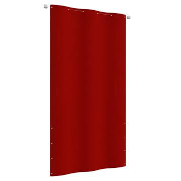 Red Oxford Balcony Screen 120x240 cm - Privacy & Style