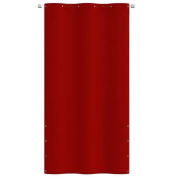 Red Oxford Balcony Screen 120x240 cm - Privacy & Style