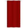 Red Oxford Balcony Screen 120x240 cm - Privacy & Style