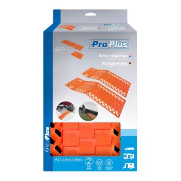 ProPlus Foldable Traction Mats Set of 2 - Improve Vehicle Grip