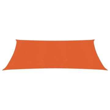 Sunshade Sail 160 g/m² Orange 2x4.5 m - HDPE Outdoor Protection