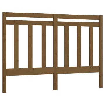 Honey Brown Solid Wood Bed Headboard - Stylish & Durable | HipoMarket