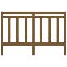 Honey Brown Solid Wood Bed Headboard - Stylish & Durable | HipoMarket