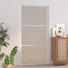 Interior Door 102.5x201.5 cm White Matt Glass and Aluminium Colour white and frost Size 102.5 x 201.5 cm Quantity in Package 1 Model 2 horizontal bars 