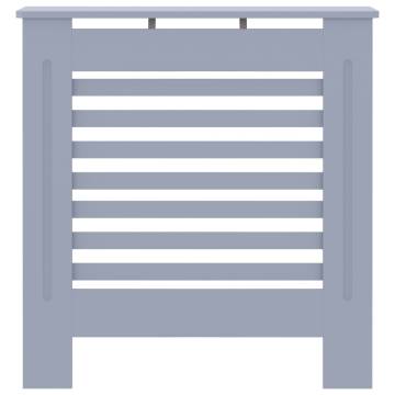 Stylish MDF Radiator Cover Grey 78 cm - Hipomarket