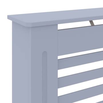 Stylish MDF Radiator Cover Grey 78 cm - Hipomarket