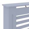 Stylish MDF Radiator Cover Grey 78 cm - Hipomarket