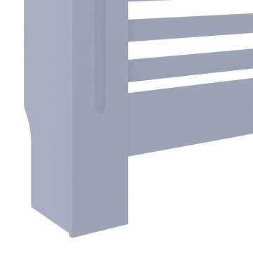 Stylish MDF Radiator Cover Grey 78 cm - Hipomarket