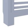 Stylish MDF Radiator Cover Grey 78 cm - Hipomarket