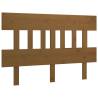 Honey Brown Solid Wood Bed Headboard | Stylish & Rustic Design