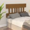 Honey Brown Solid Wood Bed Headboard | Stylish & Rustic Design