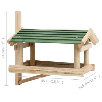 Bird Feeder Solid Wood 35x29.5x21 cm - Durable & Stylish