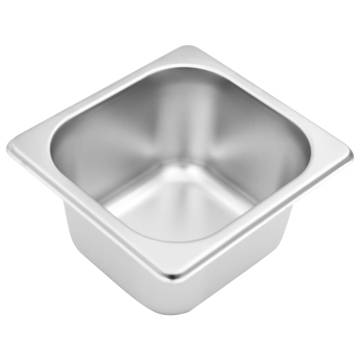 Gastronorm Container Holder with 5 GN 1/6 Pan - Stainless Steel