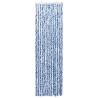 Blue and White Insect Curtain - 90x200 cm Chenille | Hipo Market