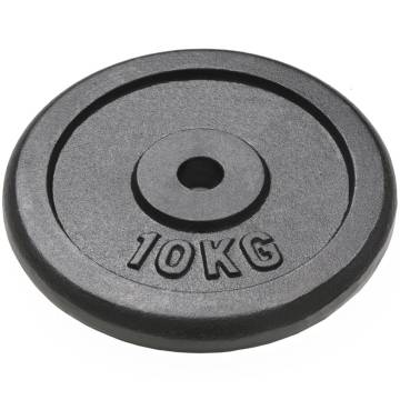 Weight Plates 2x10 kg Cast Iron - Home Gym Essentials