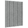 Galvanised Steel Roof Panels - 12 pcs, 60x45 cm - Durable & Strong