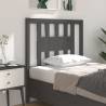 Headboard Grey 106x4x100 cm Solid Wood Pine Colour grey Size 106 x 100 cm Quantity in Package 1 