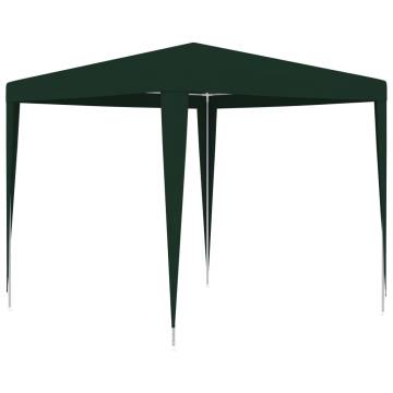 Professional Party Tent 2.5x2.5m Green - Durable & UV Resistant