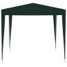 Professional Party Tent 2.5x2.5m Green - Durable & UV Resistant