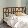 Bed Headboard Honey Brown 206x4x100 cm Solid Wood Pine Colour honey brown Size 206 x 100 cm Quantity in Package 1 