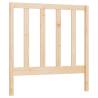 Pine Wood Bed Headboard 106x4x100 cm - Stylish Design