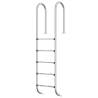 Durable 304 Stainless Steel Pool Ladder - 54x38x211 cm