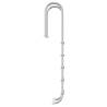 Durable 304 Stainless Steel Pool Ladder - 54x38x211 cm