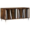 Record Cabinet Smoked Oak - Stylish Storage for Vinyl Records