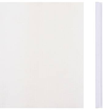 Garden Privacy Screens - 4 pcs PVC White | HipoMarket