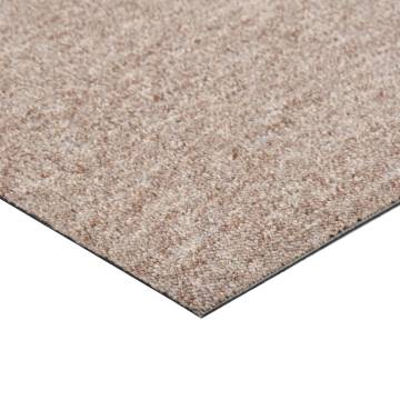 Beige Carpet Floor Tiles - 20 pcs, 5 m² | HipoMarket