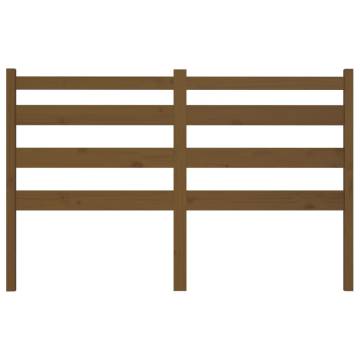 Stylish Honey Brown Bed Headboard | Solid Pine Wood 156x4x100cm