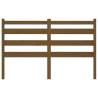 Stylish Honey Brown Bed Headboard | Solid Pine Wood 156x4x100cm