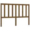 Stylish Honey Brown Pine Bed Headboard - 166x4x100 cm