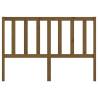 Stylish Honey Brown Pine Bed Headboard - 166x4x100 cm