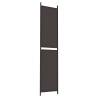 3-Panel Brown Room Divider - 150x220 cm Fabric Privacy Screen