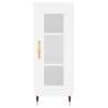 Stylish Highboard White 34.5x34x180 cm - Hipomarket UK